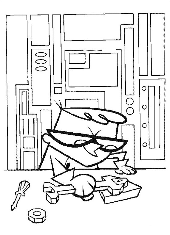 Desenho gratuito Dexter Laboratory #50731 da colecao Desenhos Animados e Séries Animadas para imprimir
