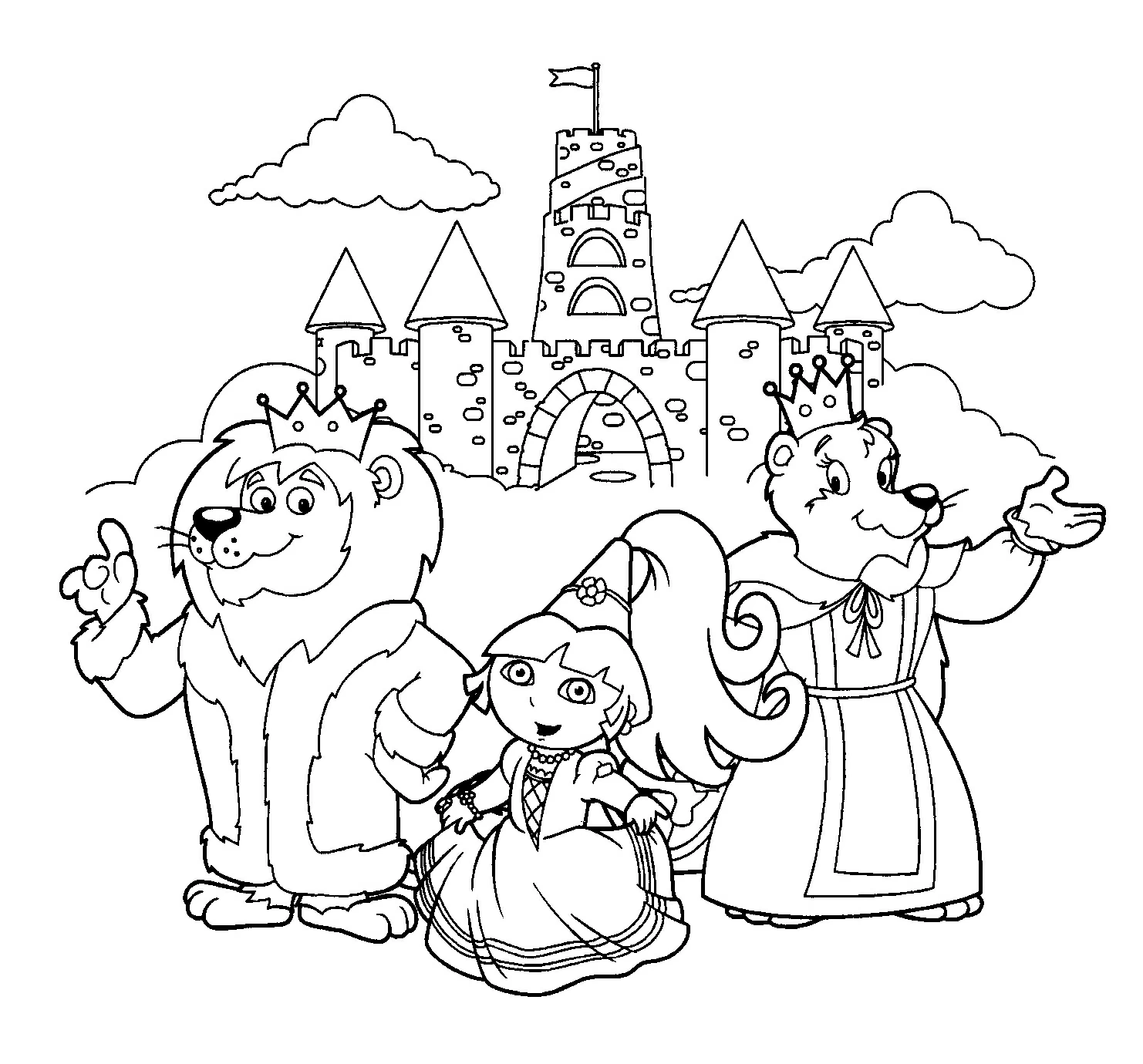 Desenho gratuito Dora a Exploradora #29783 da colecao Desenhos Animados e Séries Animadas para imprimir