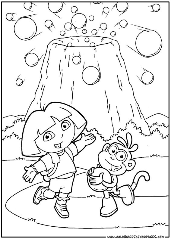 Desenho gratuito Dora a Exploradora #29894 da colecao Desenhos Animados e Séries Animadas para imprimir
