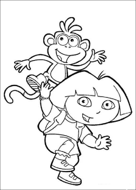 Desenho gratuito Dora a Exploradora #29917 da colecao Desenhos Animados e Séries Animadas para imprimir