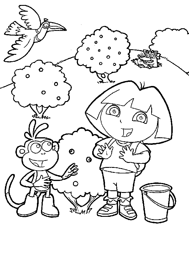 Desenho gratuito Dora a Exploradora #29981 da colecao Desenhos Animados e Séries Animadas para imprimir