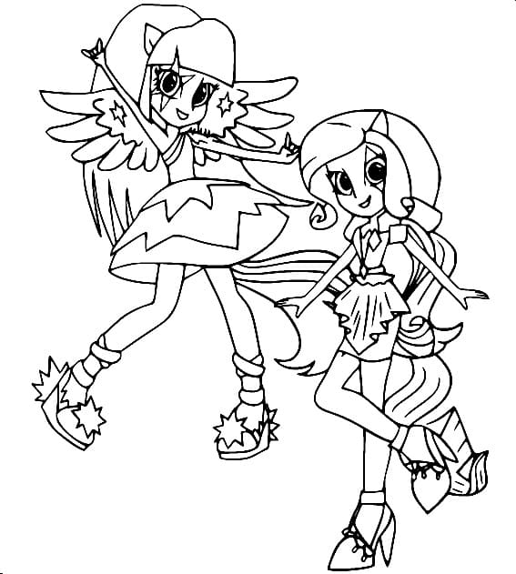 Desenho gratuito Equestria Girls #197816 da colecao Desenhos Animados e Séries Animadas para imprimir