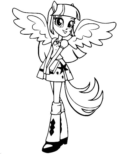 Desenho gratuito Equestria Girls #197823 da colecao Desenhos Animados e Séries Animadas para imprimir