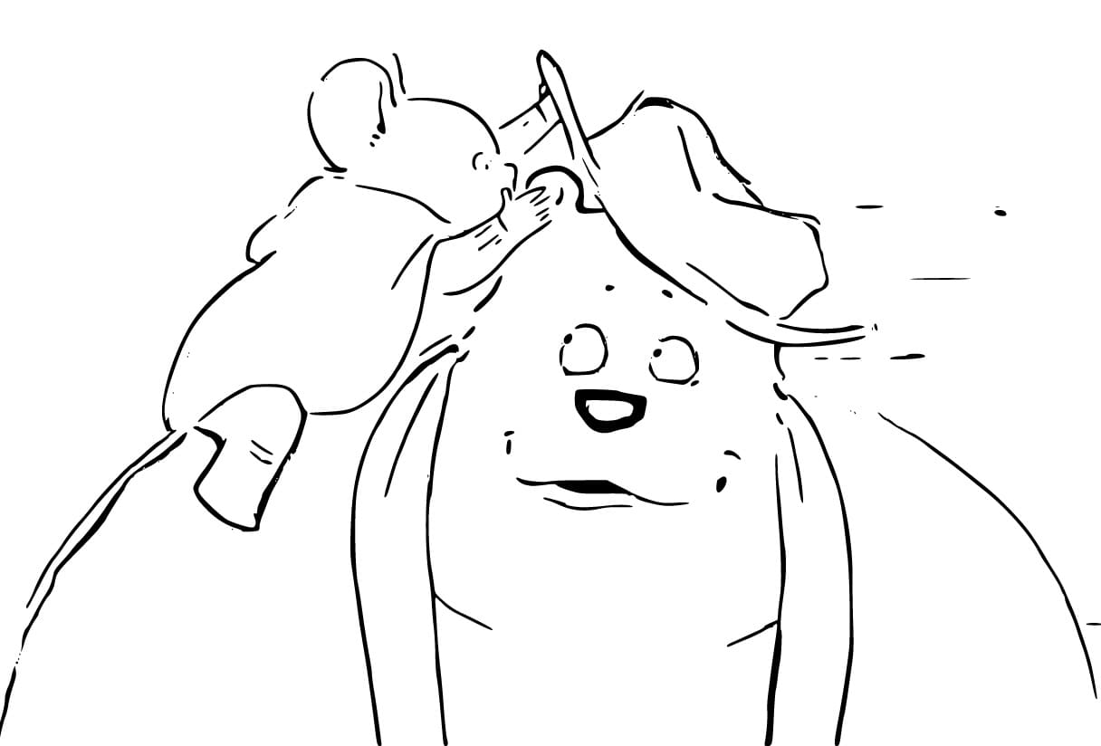Desenho gratuito Ernest e Celestine #190706 da colecao Desenhos Animados e Séries Animadas para imprimir