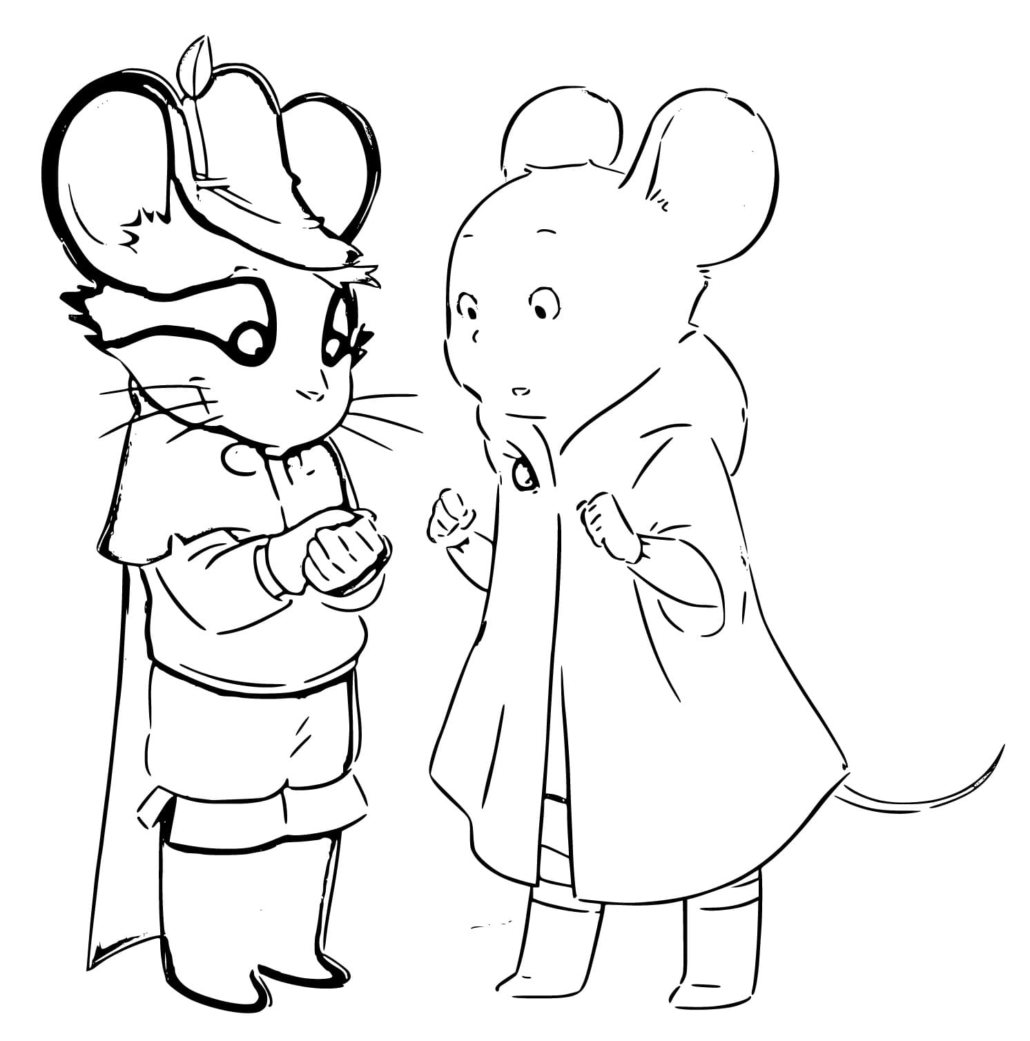 Desenho gratuito Ernest e Celestine #190710 da colecao Desenhos Animados e Séries Animadas para imprimir