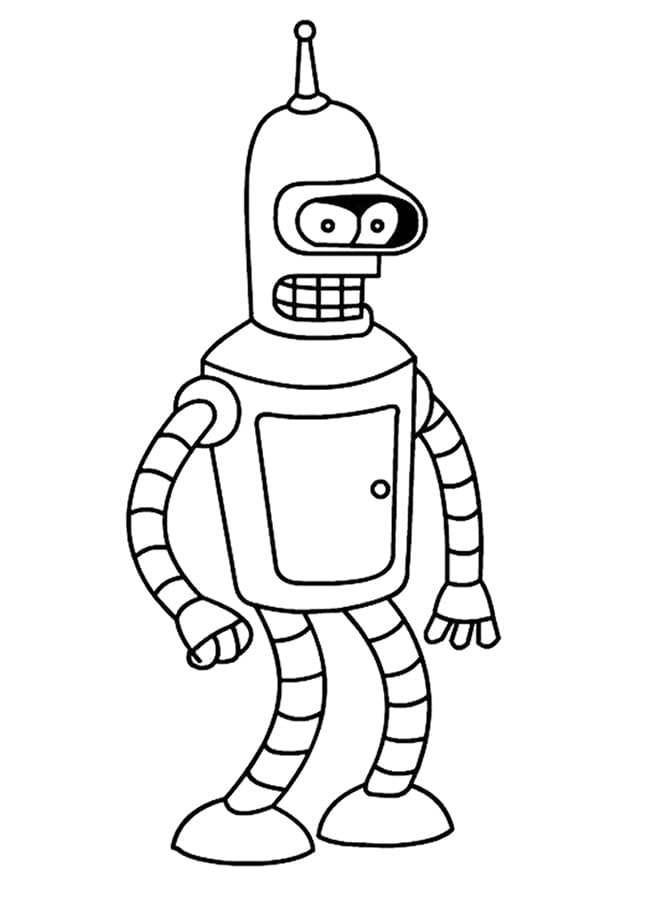 Desenho gratuito Futurama #206531 da colecao Desenhos Animados e Séries Animadas para imprimir