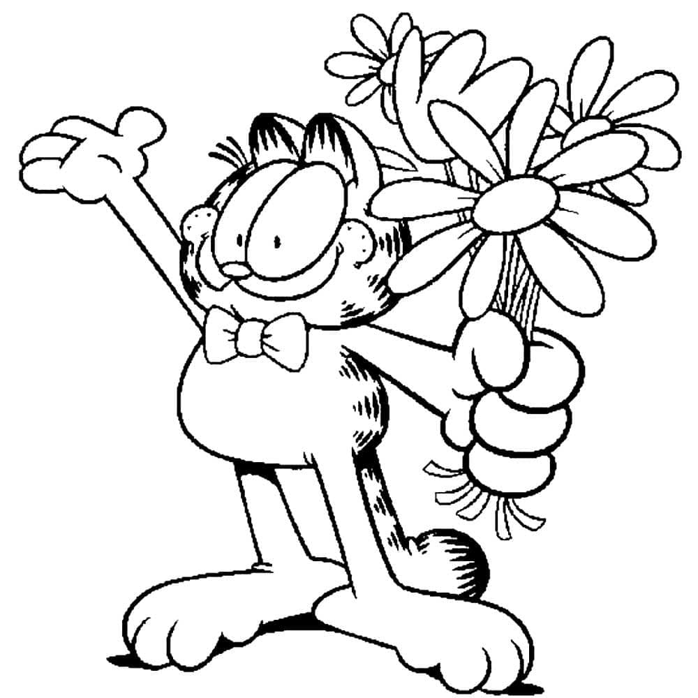 Desenho gratuito Garfield #196205 da colecao Desenhos Animados e Séries Animadas para imprimir