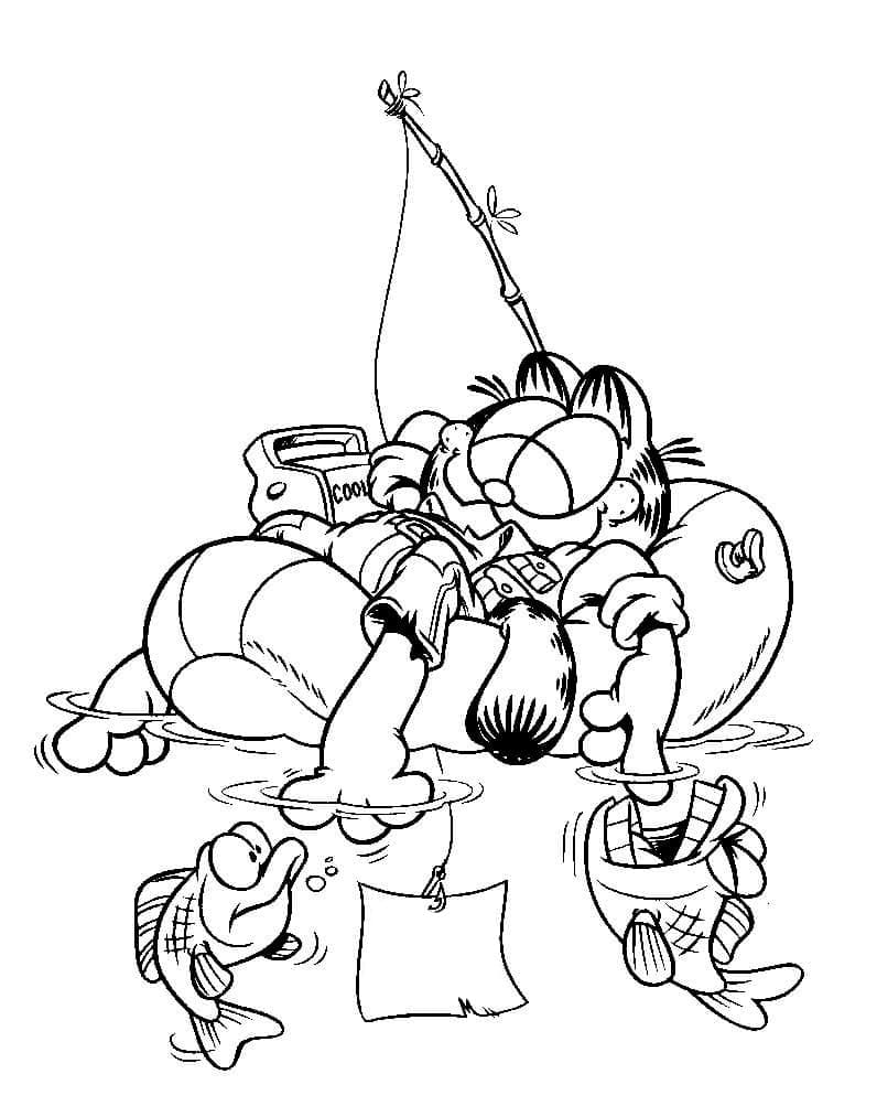 Desenho gratuito Garfield #196208 da colecao Desenhos Animados e Séries Animadas para imprimir