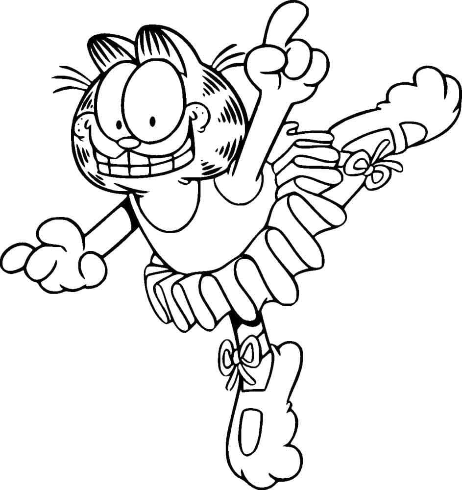 Desenho gratuito Garfield #196209 da colecao Desenhos Animados e Séries Animadas para imprimir