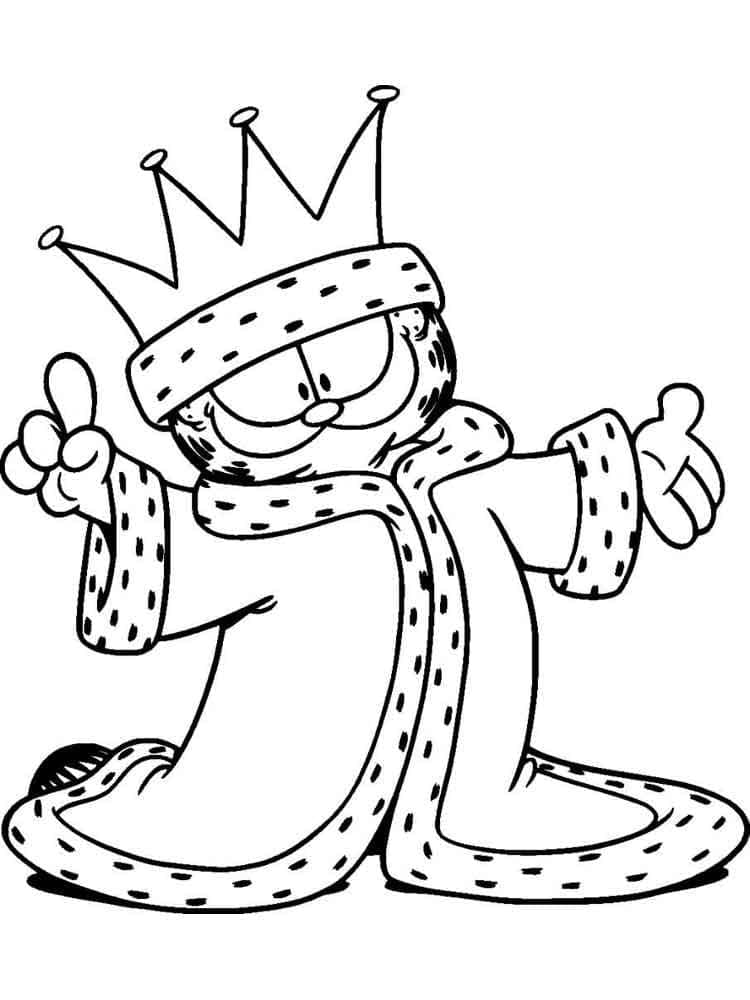 Desenho gratuito Garfield #196212 da colecao Desenhos Animados e Séries Animadas para imprimir