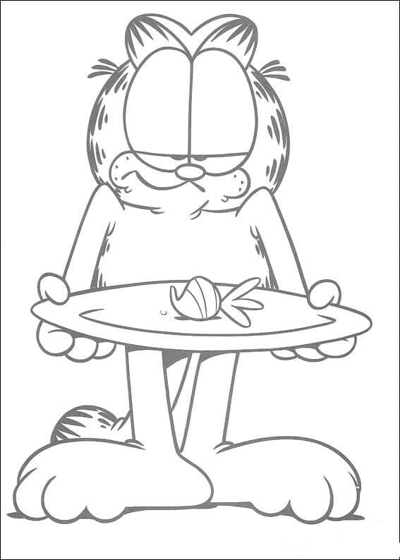 Desenho gratuito Garfield #196221 da colecao Desenhos Animados e Séries Animadas para imprimir