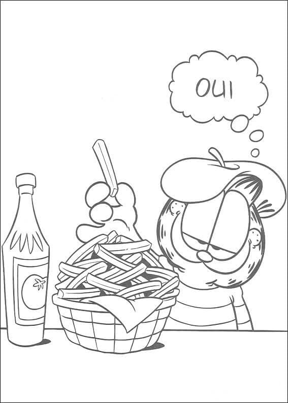 Desenho gratuito Garfield #196231 da colecao Desenhos Animados e Séries Animadas para imprimir