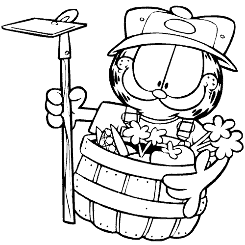 Desenho gratuito Garfield #26266 da colecao Desenhos Animados e Séries Animadas para imprimir