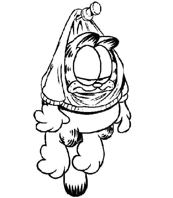 Desenho gratuito Garfield #26274 da colecao Desenhos Animados e Séries Animadas para imprimir