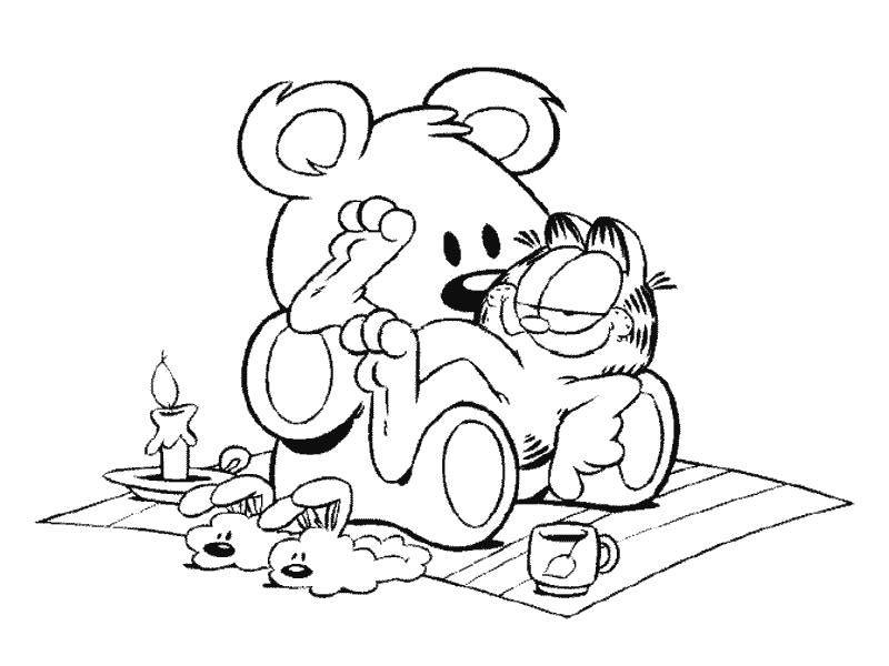 Desenho gratuito Garfield #26287 da colecao Desenhos Animados e Séries Animadas para imprimir