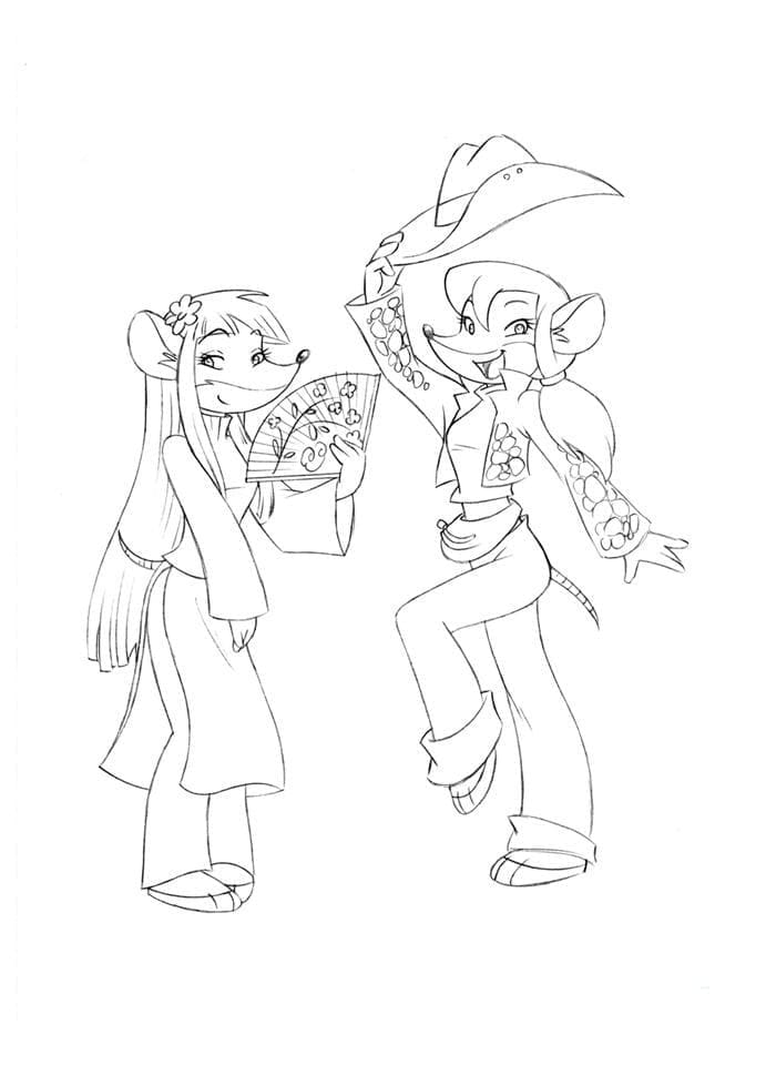 Desenho gratuito Geronimo Stilton #212965 da colecao Desenhos Animados e Séries Animadas para imprimir