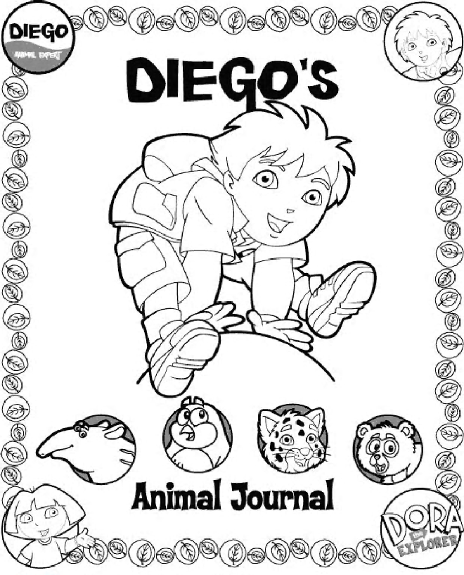 Desenho gratuito Go Diego! #48514 da colecao Desenhos Animados e Séries Animadas para imprimir