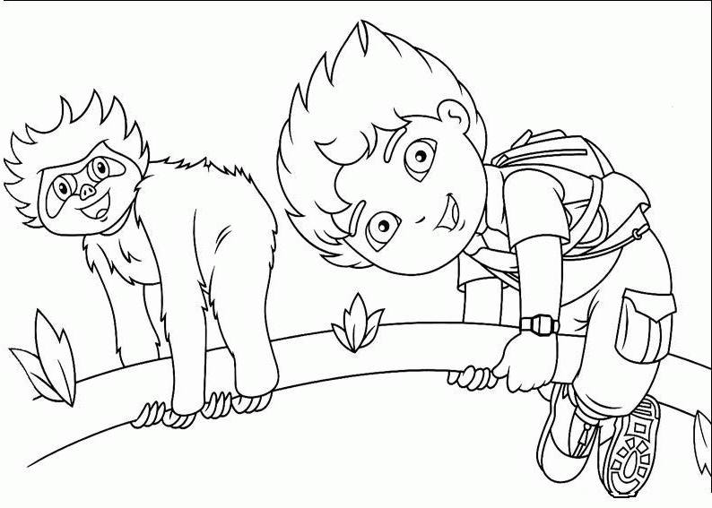 Desenho gratuito Go Diego! #48535 da colecao Desenhos Animados e Séries Animadas para imprimir
