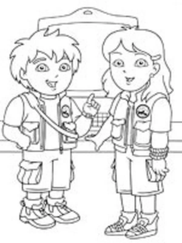 Desenho gratuito Go Diego! #48555 da colecao Desenhos Animados e Séries Animadas para imprimir