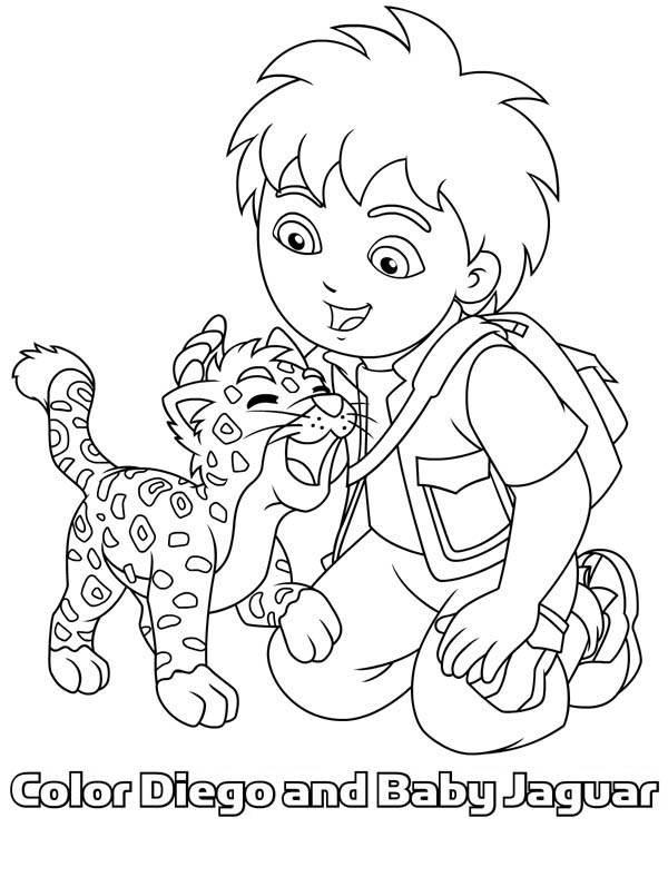 Página para colorir: Go Diego! (Desenhos Animados e Séries Animadas) #48652 - Páginas para Colorir Imprimíveis Gratuitamente