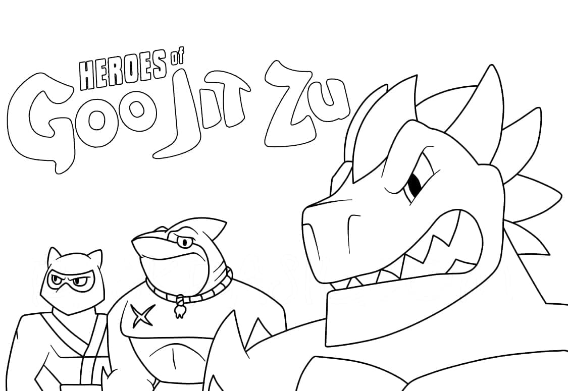 Desenho gratuito Goo Jit Zu #187777 da colecao Desenhos Animados e Séries Animadas para imprimir