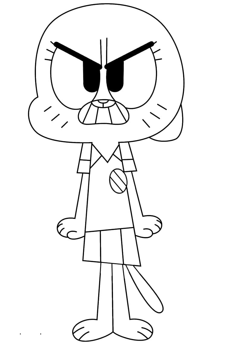 Desenho gratuito Gumball #188522 da colecao Desenhos Animados e Séries Animadas para imprimir