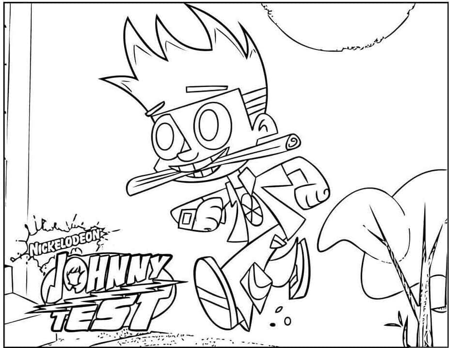 Desenho gratuito Johnny Test #203279 da colecao Desenhos Animados e Séries Animadas para imprimir