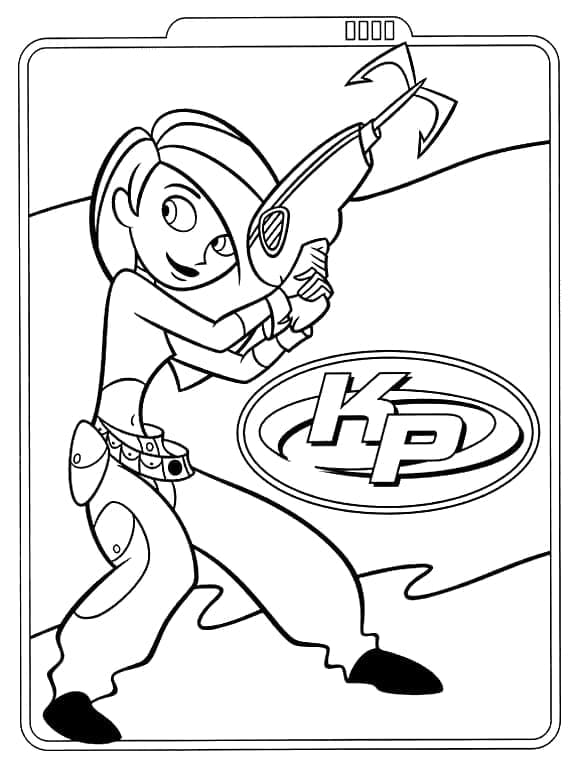 Desenho gratuito Kim Possible #212324 da colecao Desenhos Animados e Séries Animadas para imprimir