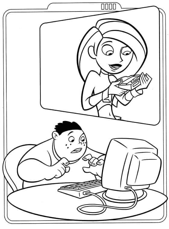 Desenho gratuito Kim Possible #212355 da colecao Desenhos Animados e Séries Animadas para imprimir