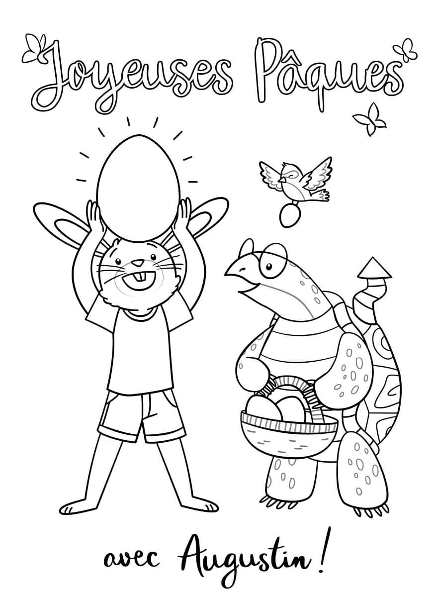 Desenho gratuito Lobo Auzou #217236 da colecao Desenhos Animados e Séries Animadas para imprimir