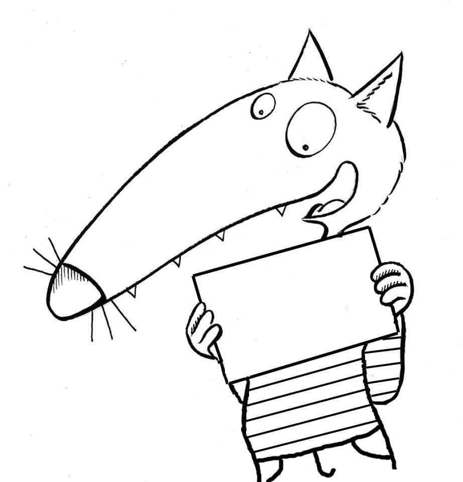 Desenho gratuito Lobo Auzou #217239 da colecao Desenhos Animados e Séries Animadas para imprimir