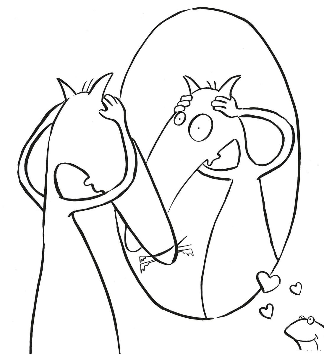 Desenho gratuito Lobo Auzou #217261 da colecao Desenhos Animados e Séries Animadas para imprimir