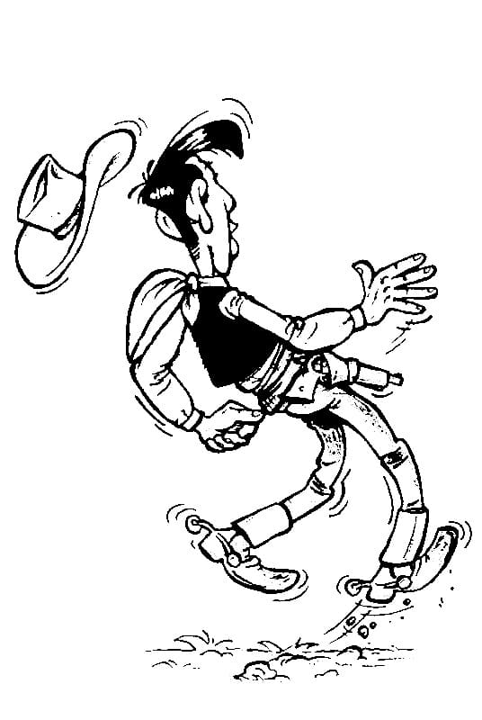 Desenho gratuito Lucky Luke #202726 da colecao Desenhos Animados e Séries Animadas para imprimir