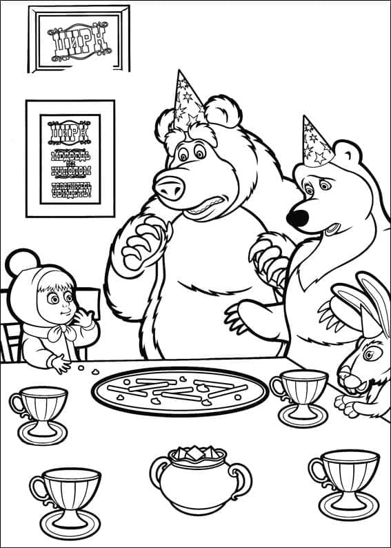 Desenho gratuito Masha e the Bear #215903 da colecao Desenhos Animados e Séries Animadas para imprimir Desenho gratuito Masha e the Bear #215903 da colecao Desenhos Animados e Séries Animadas para imprimir