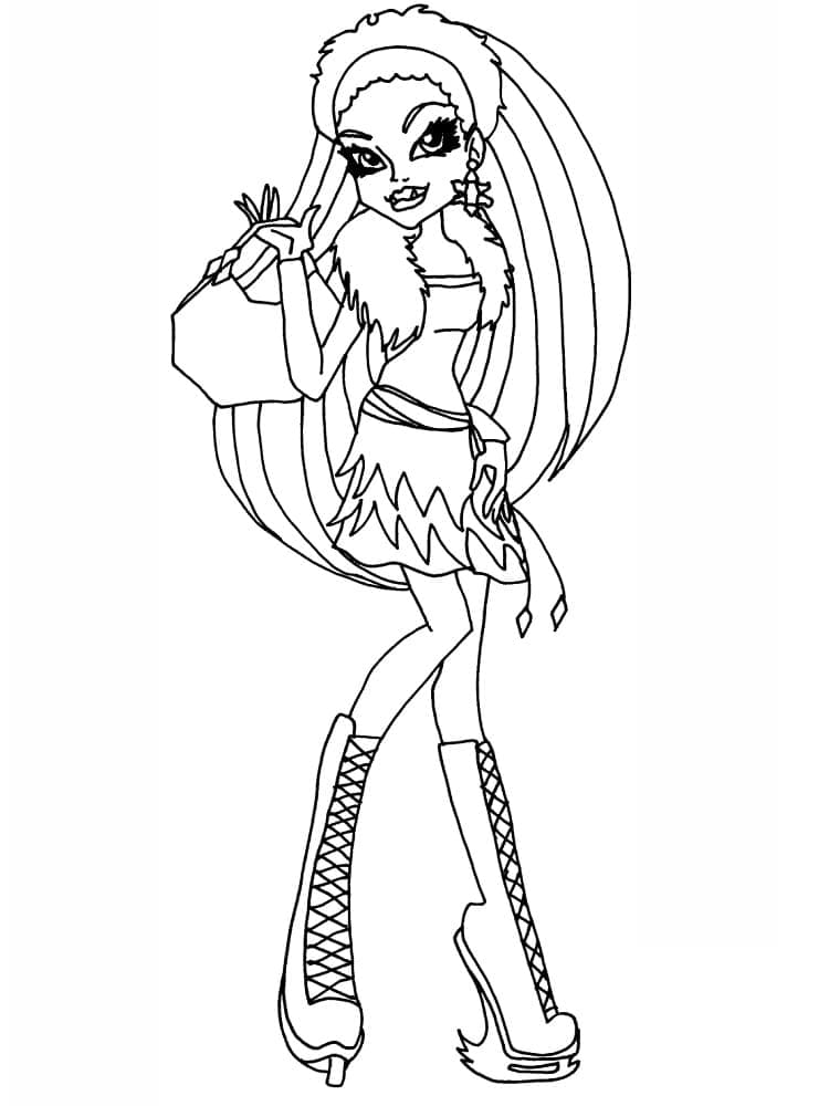 Atividade criativa: desenho de Monster High #196671 para colorir da coleção Desenhos Animados e Séries Animadas Atividade criativa: desenho de Monster High #196671 para colorir da coleção Desenhos Animados e Séries Animadas