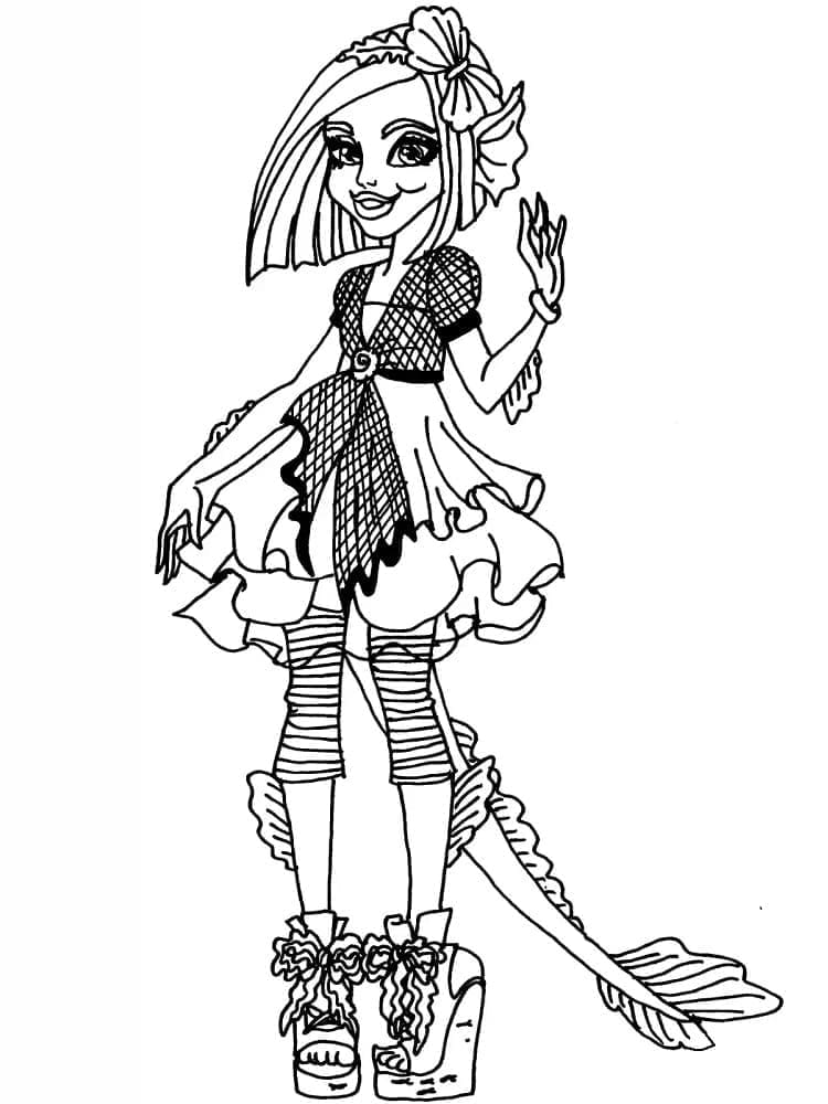 Desenho gratuito Monster High #196702 da colecao Desenhos Animados e Séries Animadas para imprimir