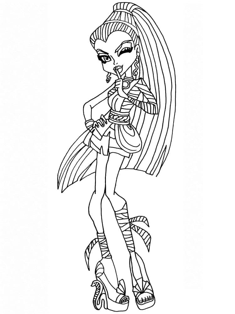 Desenho gratuito Monster High #196710 da colecao Desenhos Animados e Séries Animadas para imprimir