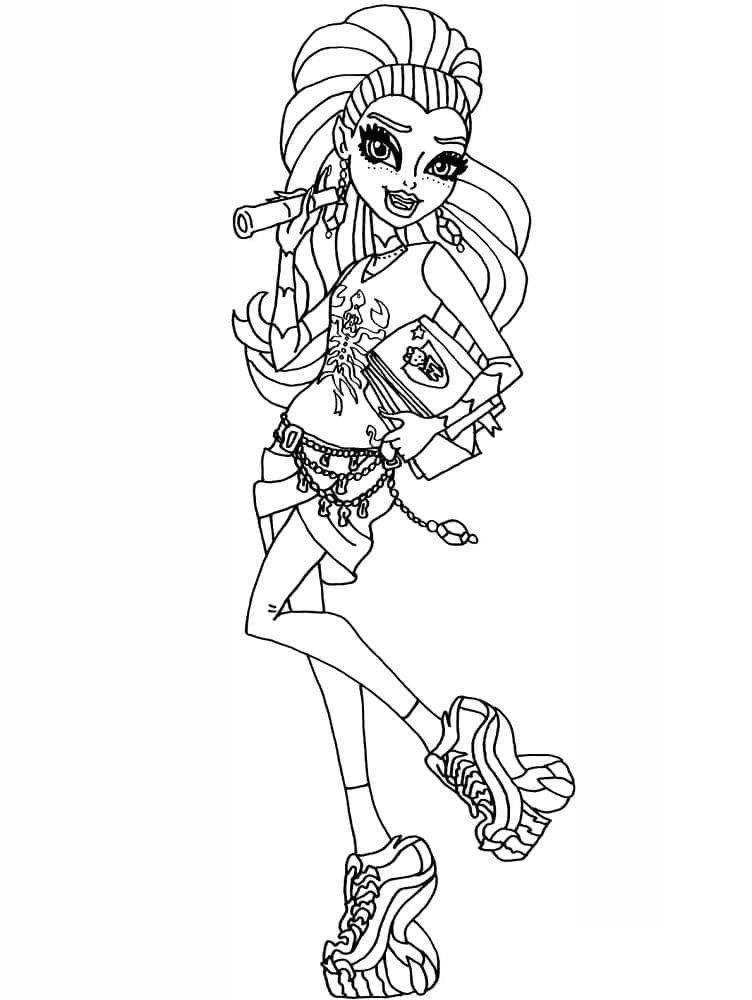 Desenho gratuito Monster High #196719 da colecao Desenhos Animados e Séries Animadas para imprimir
