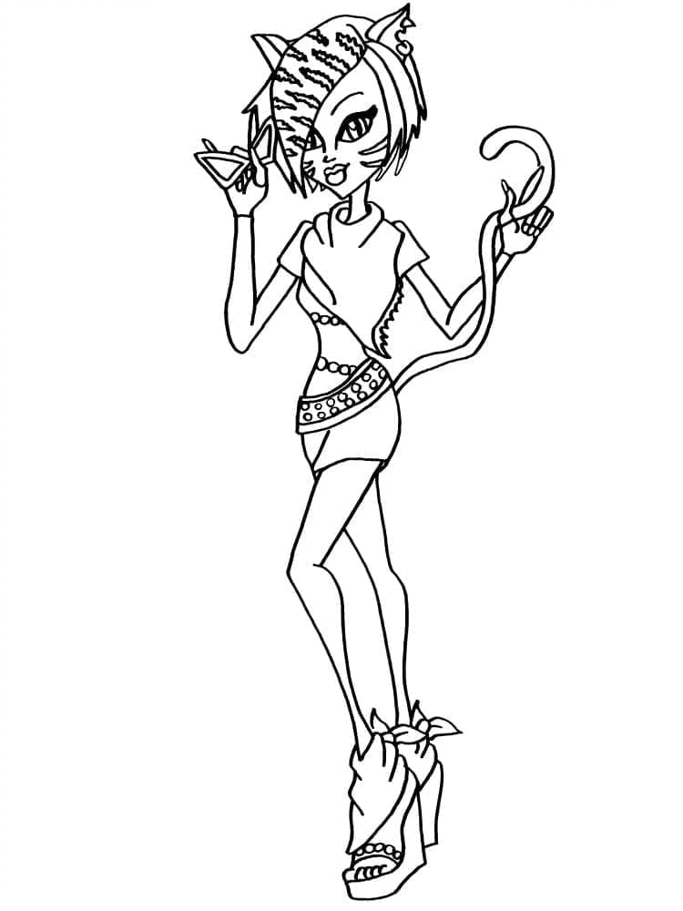 Desenho gratuito Monster High #196722 da colecao Desenhos Animados e Séries Animadas para imprimir