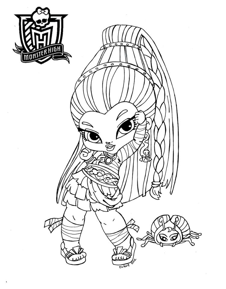 Desenho gratuito Monster High #24854 da colecao Desenhos Animados e Séries Animadas para imprimir
