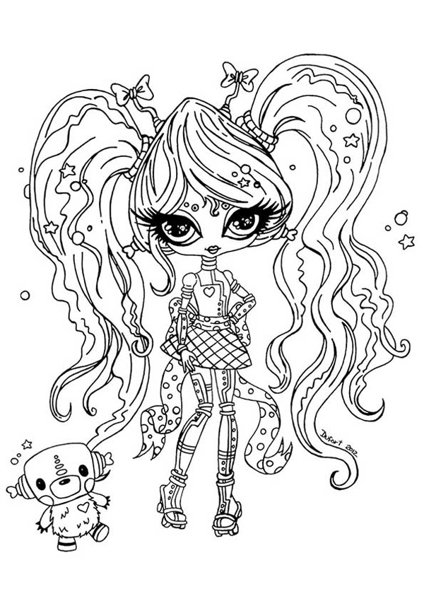 Página para colorir: Monster High (Desenhos Animados e Séries Animadas) #24873 - Páginas para Colorir Imprimíveis Gratuitamente