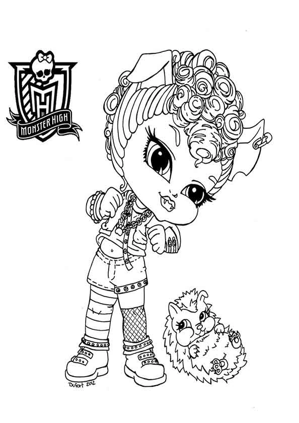 Desenho gratuito Monster High #24878 da colecao Desenhos Animados e Séries Animadas para imprimir