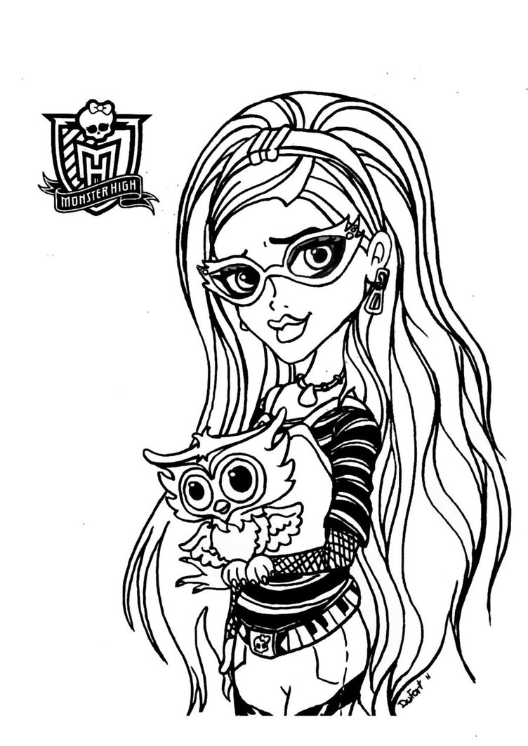 Desenho gratuito Monster High #24889 da colecao Desenhos Animados e Séries Animadas para imprimir