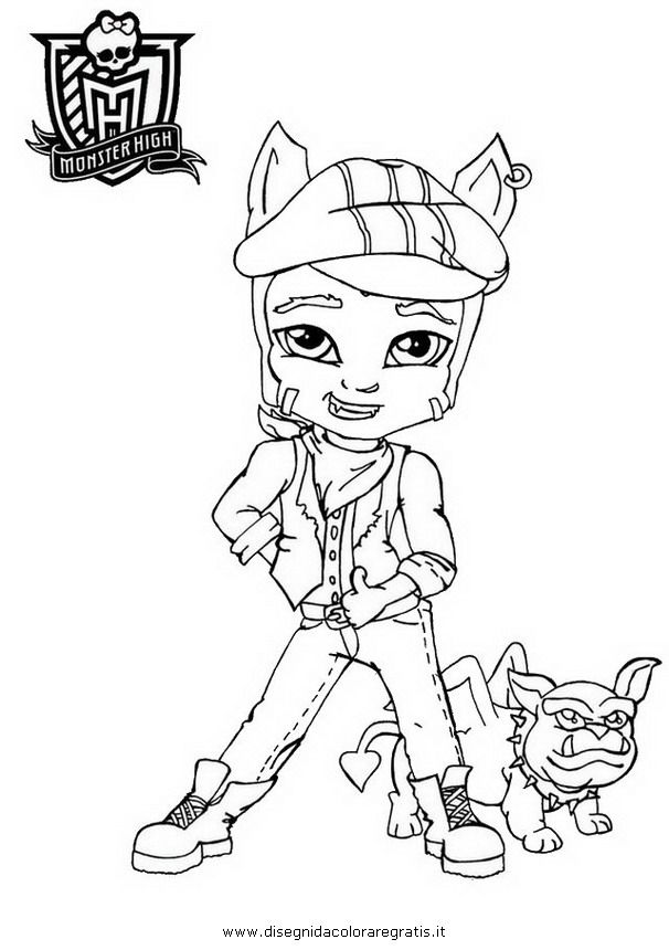 Desenho gratuito Monster High #24921 da colecao Desenhos Animados e Séries Animadas para imprimir