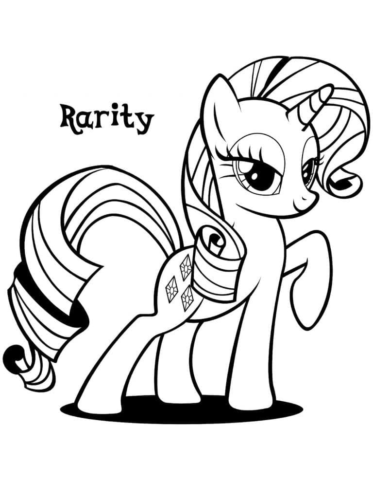 Atividade criativa: desenho de My Little Pony #183298 para colorir da coleção Desenhos Animados e Séries Animadas