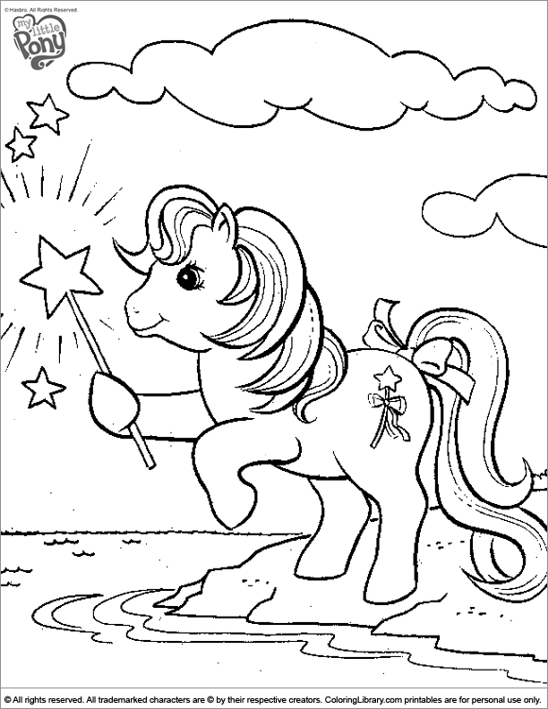 Desenho gratuito My Little Pony #41991 da colecao Desenhos Animados e Séries Animadas para imprimir