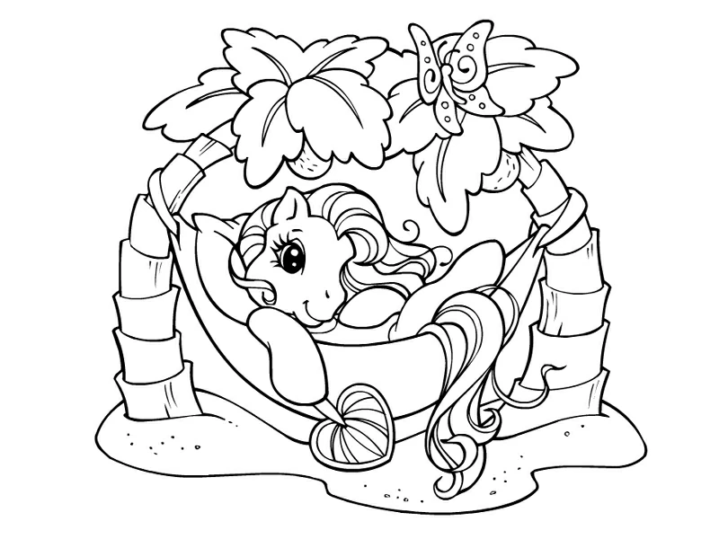 Desenho gratuito My Little Pony #42081 da colecao Desenhos Animados e Séries Animadas para imprimir