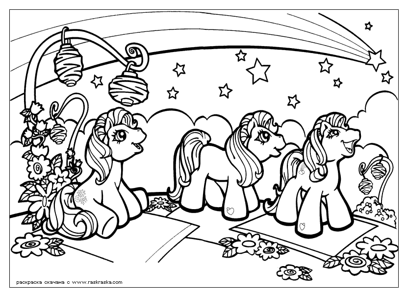 Desenho gratuito My Little Pony #42100 da colecao Desenhos Animados e Séries Animadas para imprimir