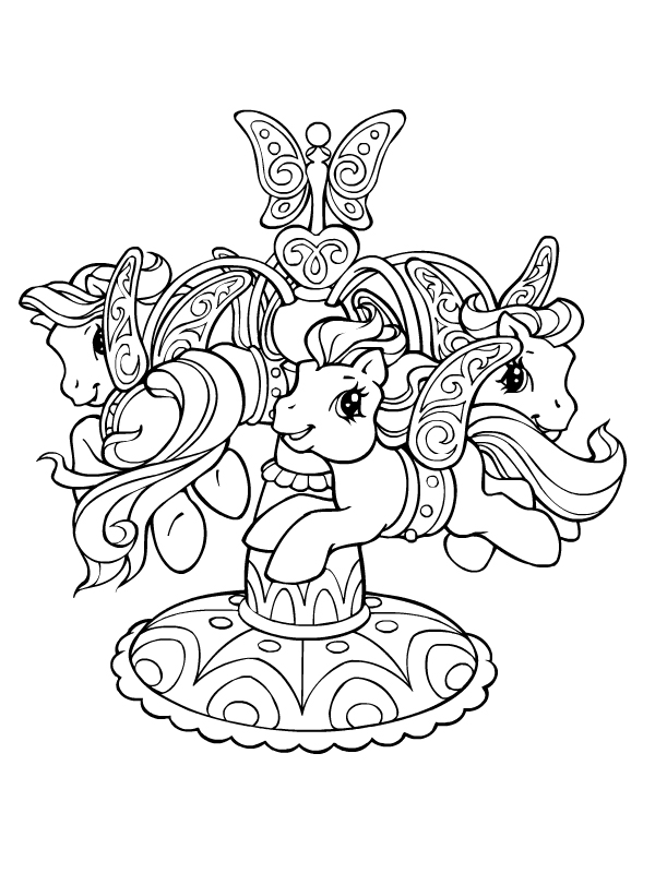 Desenho gratuito My Little Pony #42111 da colecao Desenhos Animados e Séries Animadas para imprimir