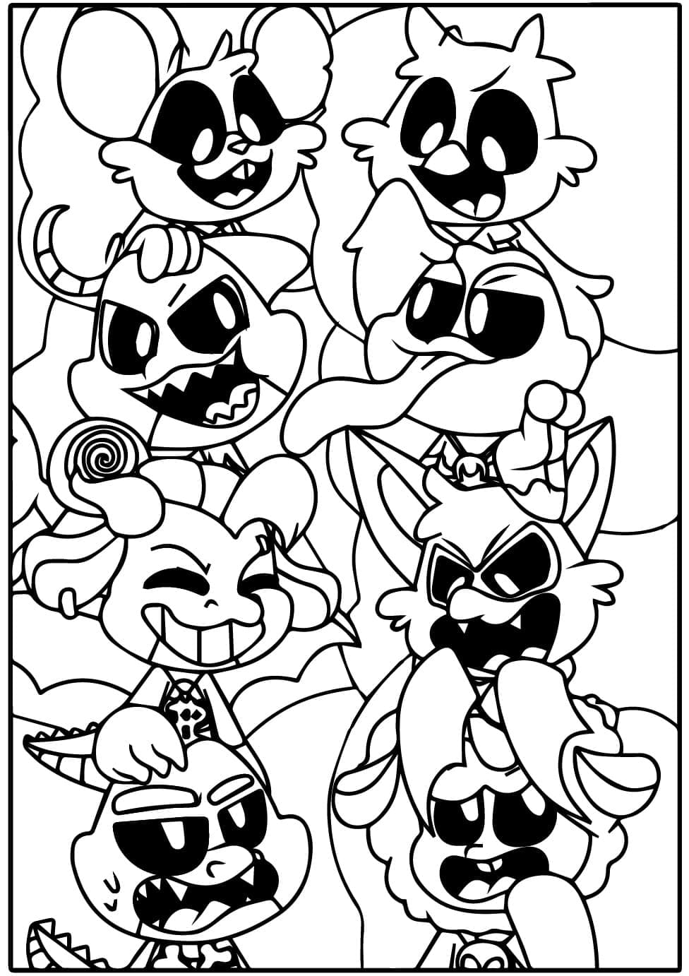Desenho gratuito Nightmare Critters #218821 da colecao Desenhos Animados e Séries Animadas para imprimir